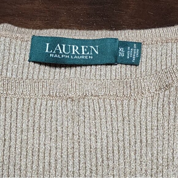 Lauren Ralph Lauren Gold Sweater - Picture 2 of 13